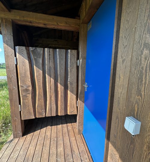 summer house with terrace – accommodation at Matsu Cottage